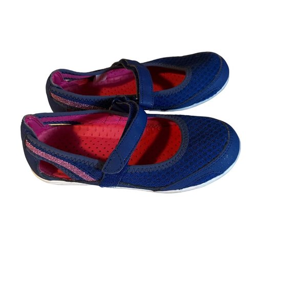 Lands End blue Mary janes flats size 1 M - Picture 5 of 7